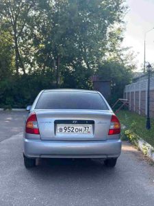 Проданный Hyundai Accent, находившийся в кредите